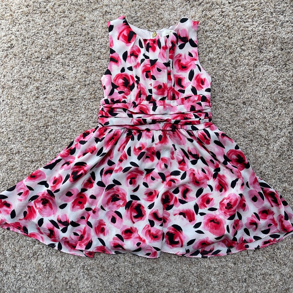 Kate Spade floral zip up dress